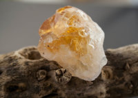 Цитрин натуральный кристалл Каплеобразной формы 34х31 мм (вес 17 г)