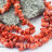 Коралл натуральный красный мелкая крошка нить 13,5 см - Коралл натуральный красный мелкая крошка нить 13,5 см