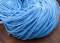 Шнур капроновый для браслетов Шамбала, цвет "Голубой", толщина 1,2мм, цена за 1м. Арт. Б-1