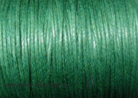 Шнур вощеный толщина 1 мм изумрудно зеленый