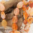 Сердолик натуральный резной Лист 14х10 мм - Сердолик натуральный резной Лист 14х10 мм