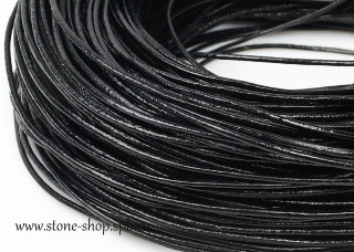 Шнур кожаный черный толщина 1,5 мм Шнур кожаный черный толщина 1,5 мм